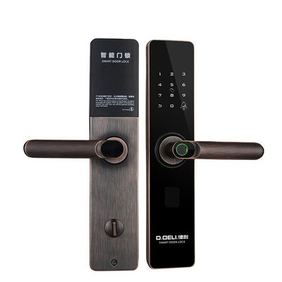 Qualität  Home Security KJ013H17 High Security Biometric Fingerprint Door Lock Smart TTLock APP Remote Control Anti-theft Smart Door Lock usine